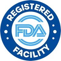 “FDA registered facility” badge badge